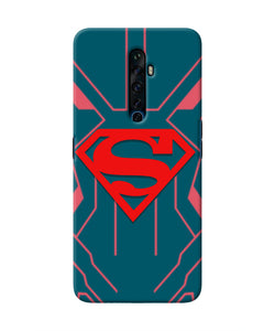 Superman Techno Oppo Reno2 Z Real 4D Back Cover