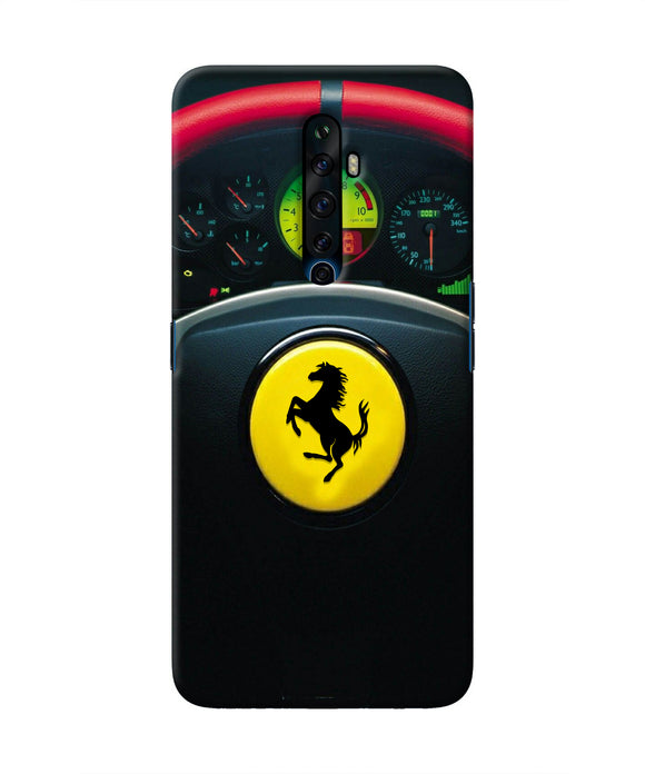 Ferrari Steeriing Wheel Oppo Reno2 Z Real 4D Back Cover