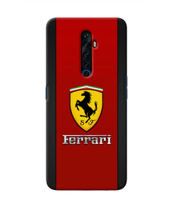 Ferrari Abstract Maroon Oppo Reno2 Z Real 4D Back Cover