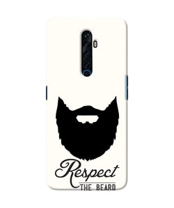 Respect the Beard Oppo Reno2 Z Real 4D Back Cover