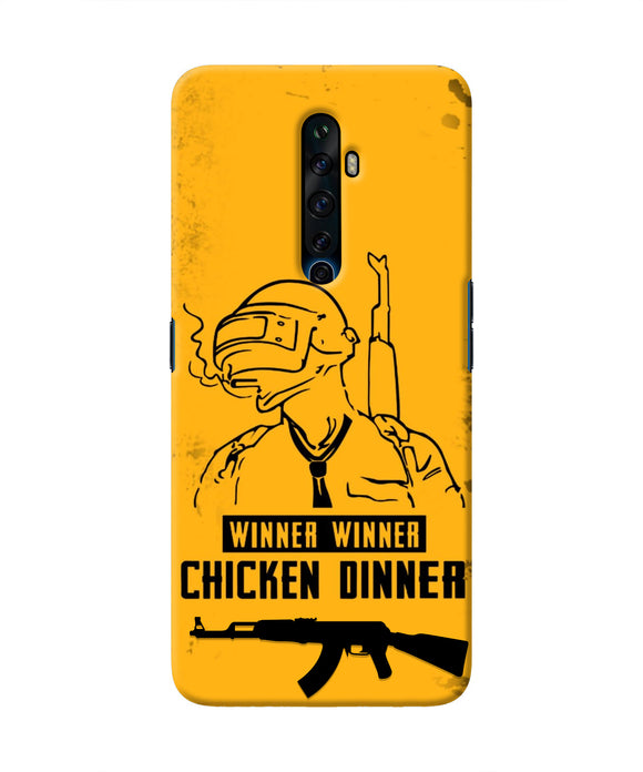 PUBG Chicken Dinner Oppo Reno2 Z Real 4D Back Cover