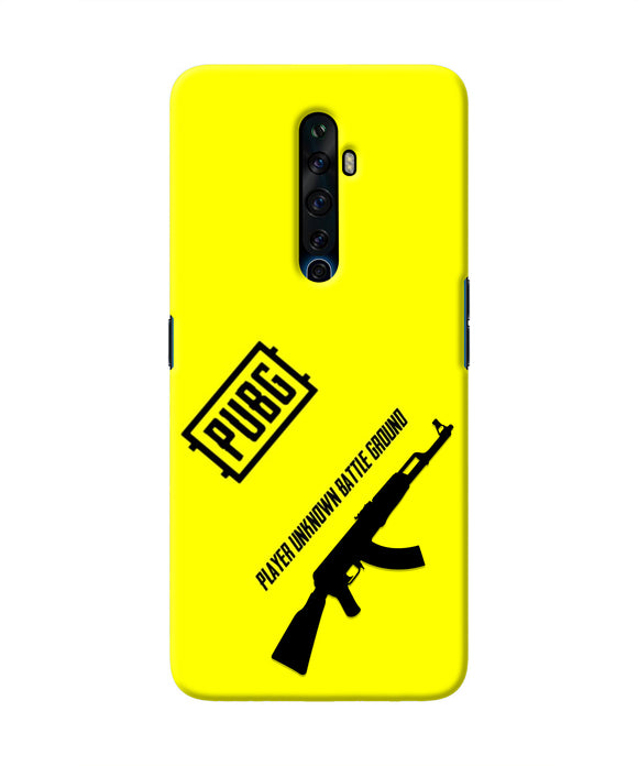 PUBG AKM Gun Oppo Reno2 Z Real 4D Back Cover