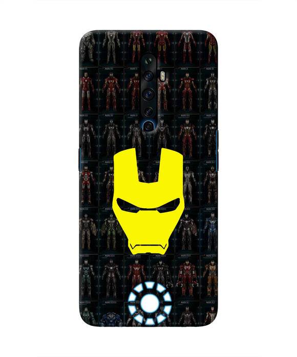 Iron Man Suit Oppo Reno2 Z Real 4D Back Cover