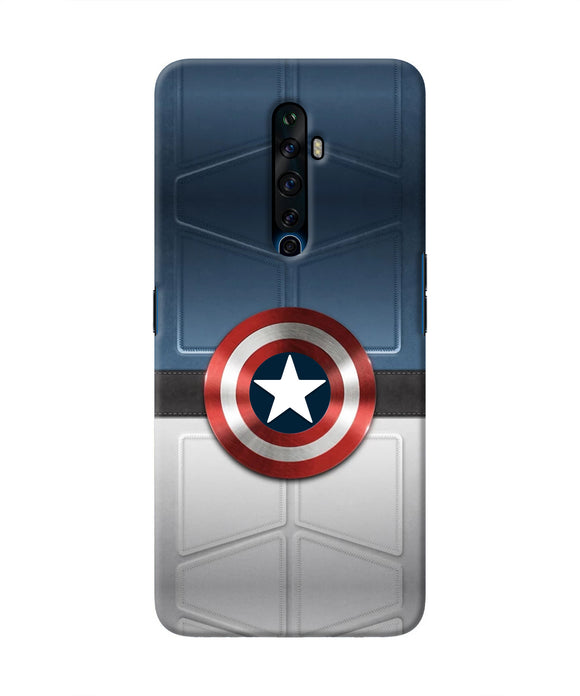 Captain America Suit Oppo Reno2 Z Real 4D Back Cover