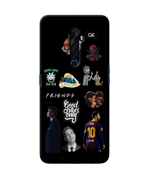 Positive Characters Oppo Reno2 Z Back Cover