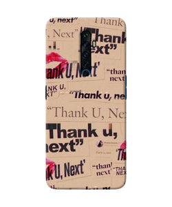 Thank You Next Oppo Reno2 Z Back Cover