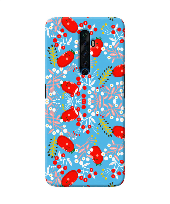Small Red Animation Pattern Oppo Reno2 Z Back Cover