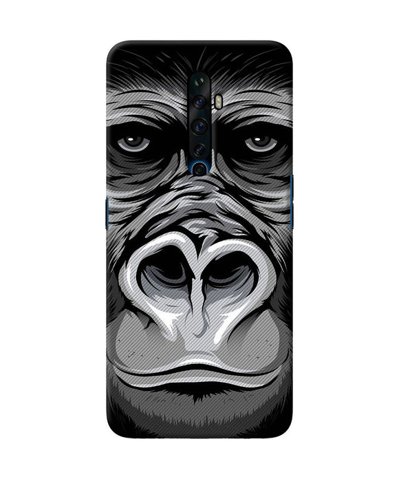 Black Chimpanzee Oppo Reno2 Z Back Cover