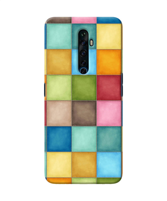 Abstract Colorful Squares Oppo Reno2 Z Back Cover