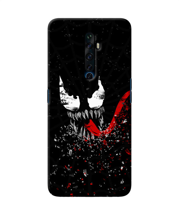 Venom Black Poster Oppo Reno2 Z Back Cover