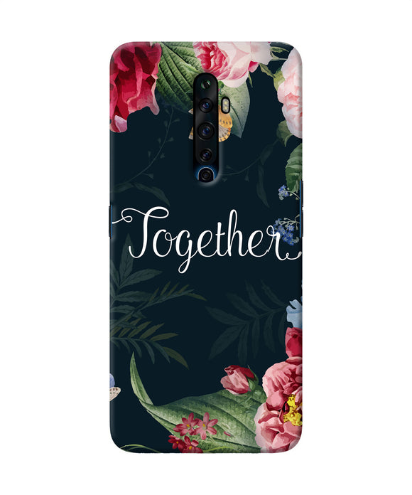 Together Flower Oppo Reno2 Z Back Cover