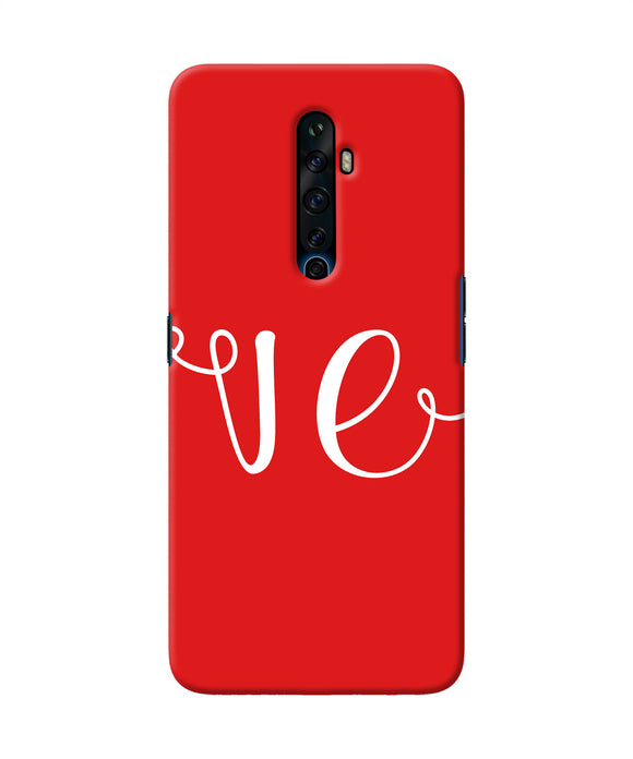 Love Two Oppo Reno2 Z Back Cover