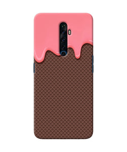 Waffle Cream Biscuit Oppo Reno2 Z Back Cover