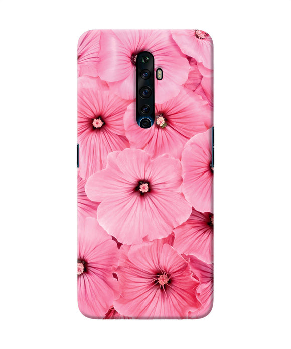 Pink Flowers Oppo Reno2 Z Back Cover