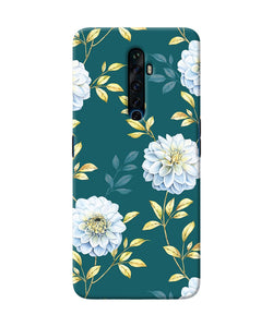 Flower Canvas Oppo Reno2 Z Back Cover