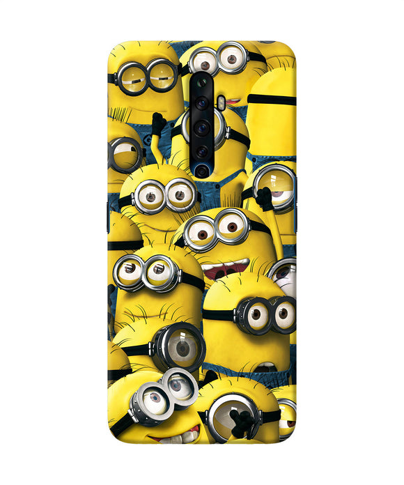 Minions Crowd Oppo Reno2 Z Back Cover