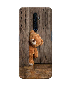 Teddy Wooden Oppo Reno2 Z Back Cover