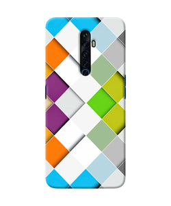 Abstract Color Box Oppo Reno2 Z Back Cover