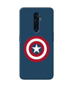 Captain America Logo Oppo Reno2 Z Back Cover