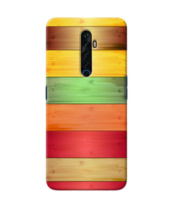 Wooden Colors Oppo Reno2 Z Back Cover