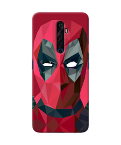 Abstract Deadpool Full Mask Oppo Reno2 Z Back Cover