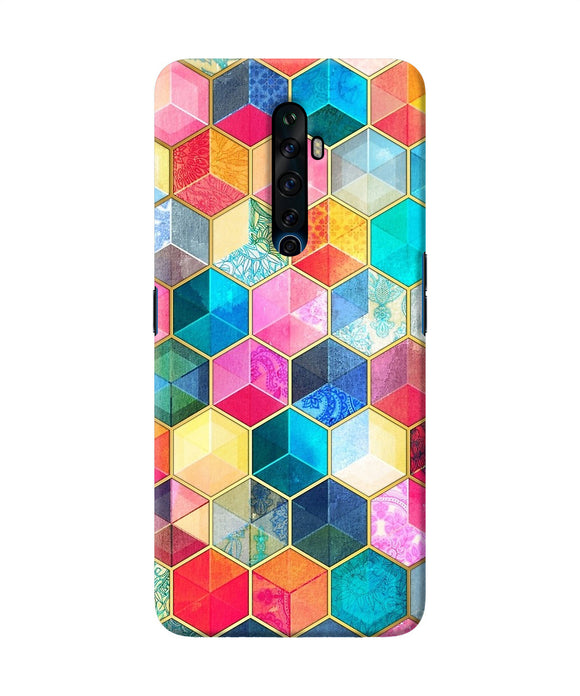 Abstract Color Box Oppo Reno2 Z Back Cover