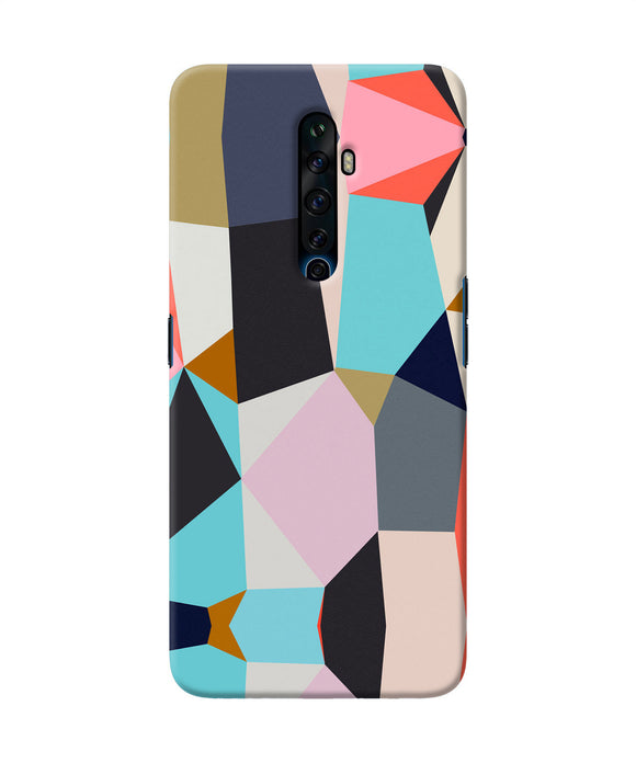 Abstract Colorful Shapes Oppo Reno2 Z Back Cover