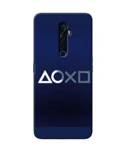 Aoxo Logo Oppo Reno2 Z Back Cover