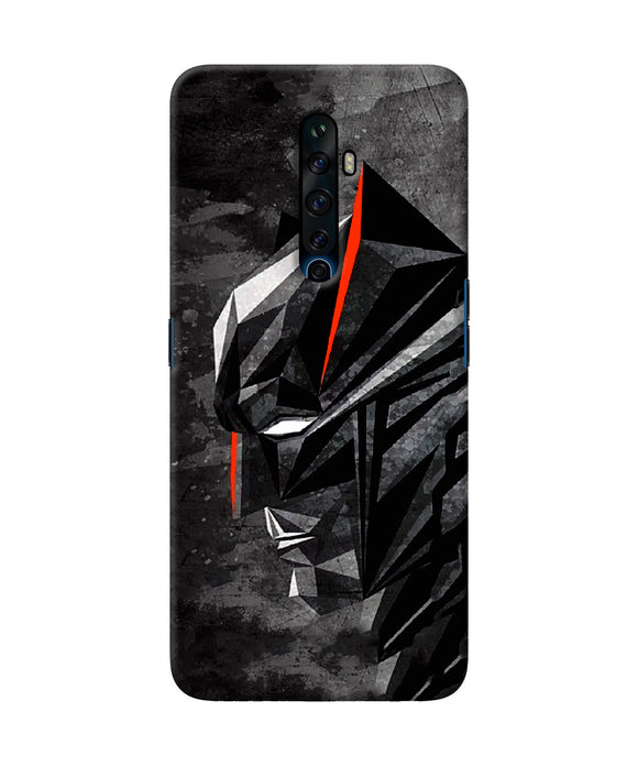 Batman Black Side Face Oppo Reno2 Z Back Cover