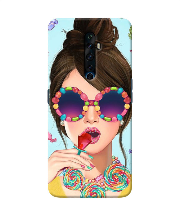 Fashion Girl Oppo Reno2 Z Back Cover