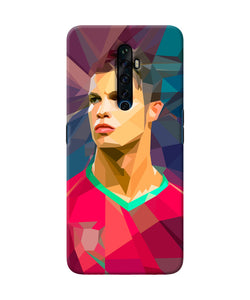 Abstract Ronaldo Oppo Reno2 Z Back Cover