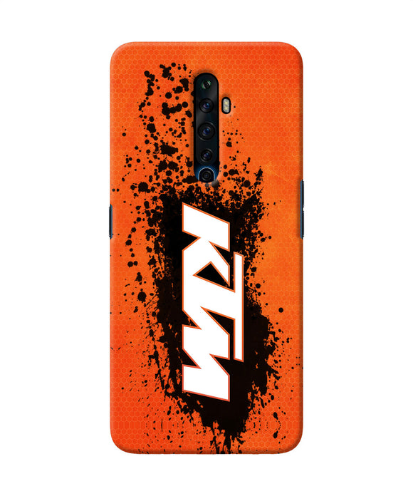 Ktm Black Spray Oppo Reno2 Z Back Cover