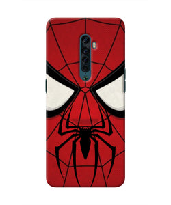 Spiderman Face Oppo Reno2 Real 4D Back Cover