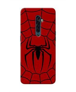 Spiderman Web Oppo Reno2 Real 4D Back Cover