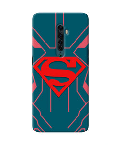 Superman Techno Oppo Reno2 Real 4D Back Cover