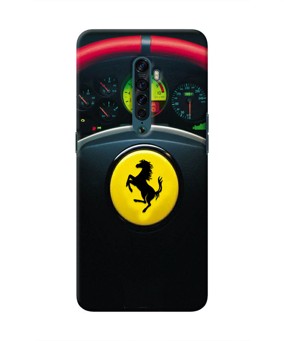 Ferrari Steeriing Wheel Oppo Reno2 Real 4D Back Cover