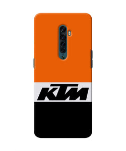 KTM Colorblock Oppo Reno2 Real 4D Back Cover
