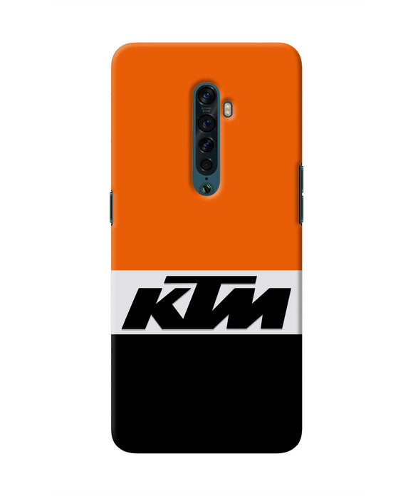 KTM Colorblock Oppo Reno2 Real 4D Back Cover