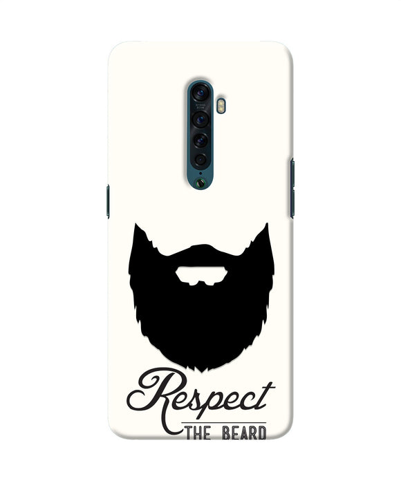 Respect the Beard Oppo Reno2 Real 4D Back Cover