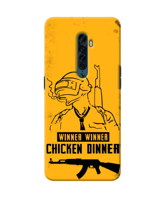 PUBG Chicken Dinner Oppo Reno2 Real 4D Back Cover