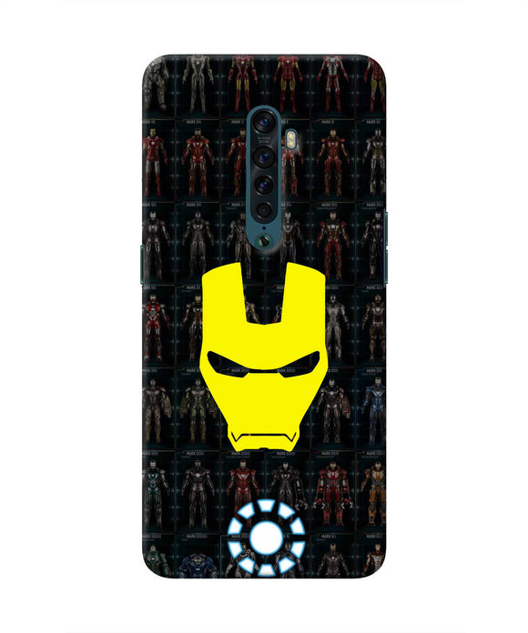 Iron Man Suit Oppo Reno2 Real 4D Back Cover