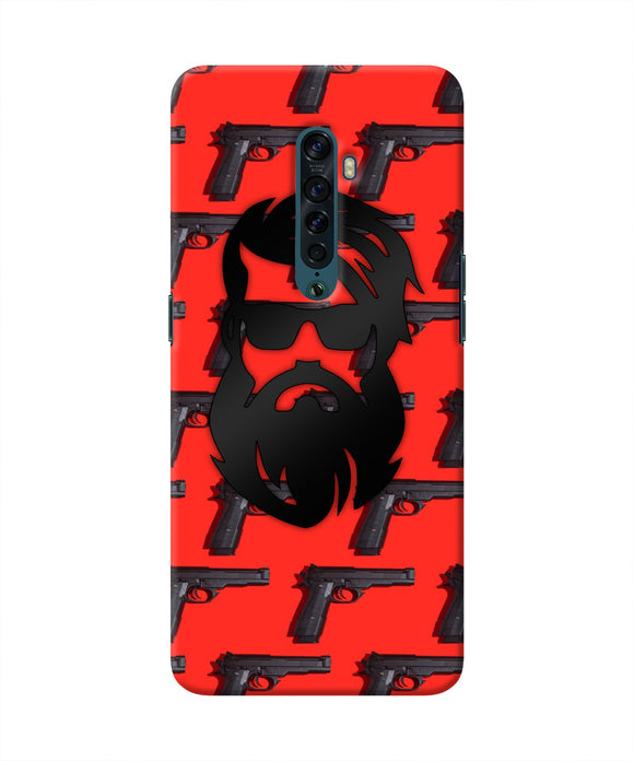 Rocky Bhai Beard Look Oppo Reno2 Real 4D Back Cover