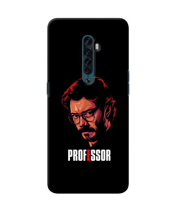 Money Heist Professor Sketch Oppo Reno2 Back Cover