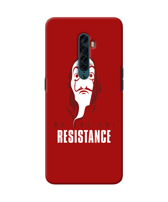 Money Heist Resistance Quote Oppo Reno2 Back Cover