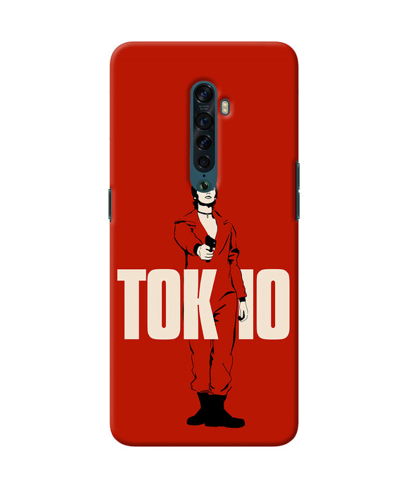 Money Heist Tokyo With Gun Oppo Reno2 Back Cover