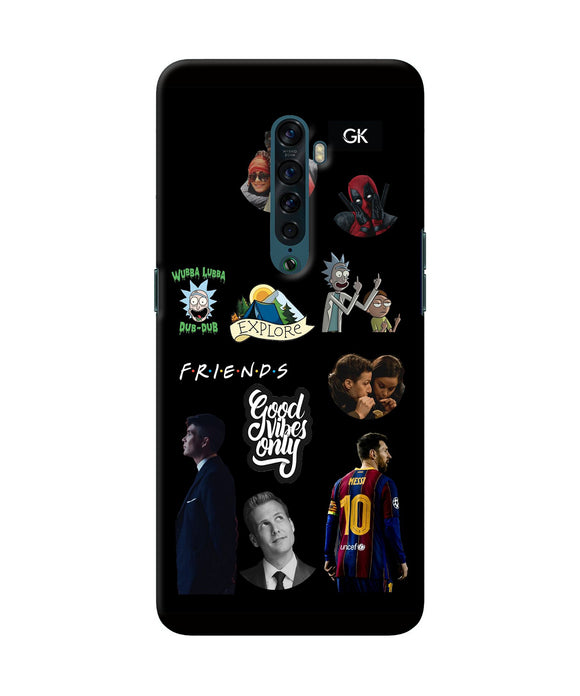Positive Characters Oppo Reno2 Back Cover