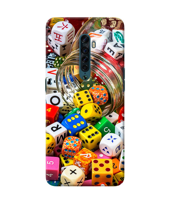 Colorful Dice Oppo Reno2 Back Cover