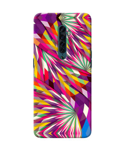 Abstract Colorful Print Oppo Reno2 Back Cover