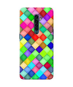 Abstract Colorful Squares Oppo Reno2 Back Cover