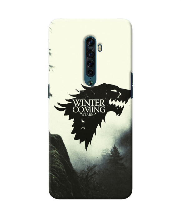 Winter Coming Stark Oppo Reno2 Back Cover